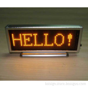 Yellow Colour LED Desktop Display (BST-B1648AY)